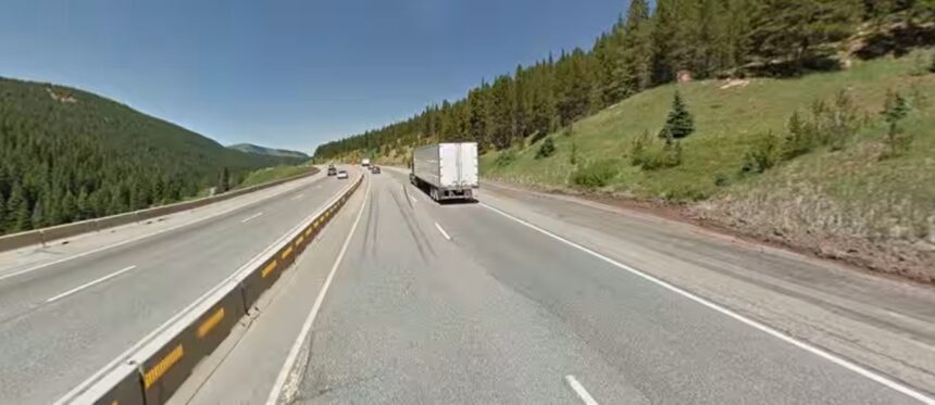 Vail Pass is a difficult road in Colorado